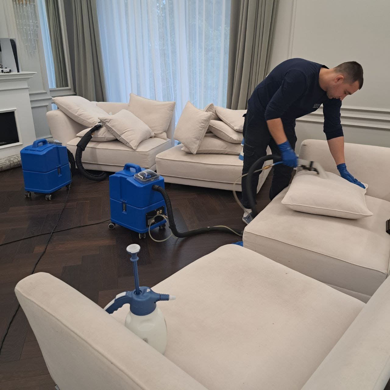 Химчистка мебели из хлопка